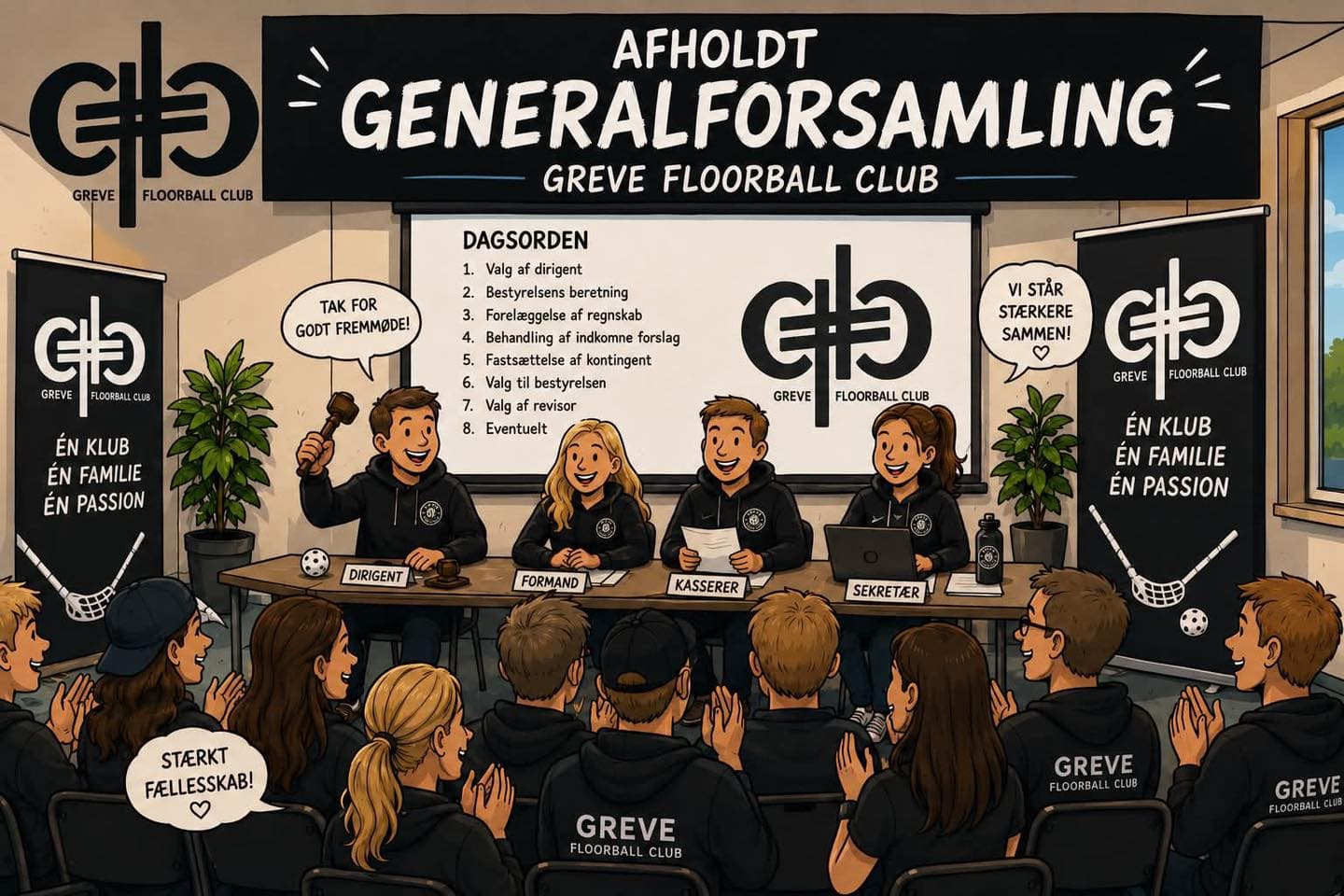 Instagram-opslag fra Greve Floorball Club