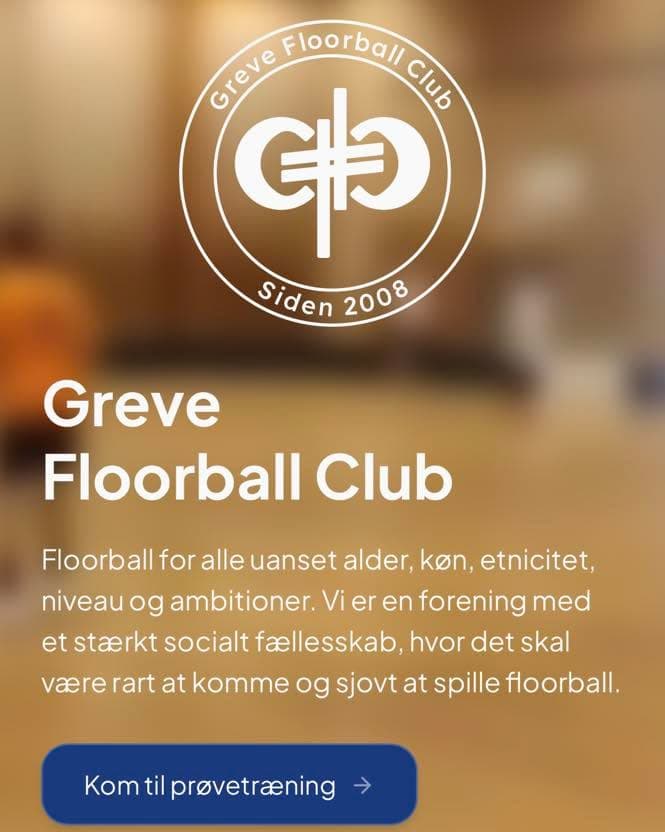 Instagram-opslag fra Greve Floorball Club